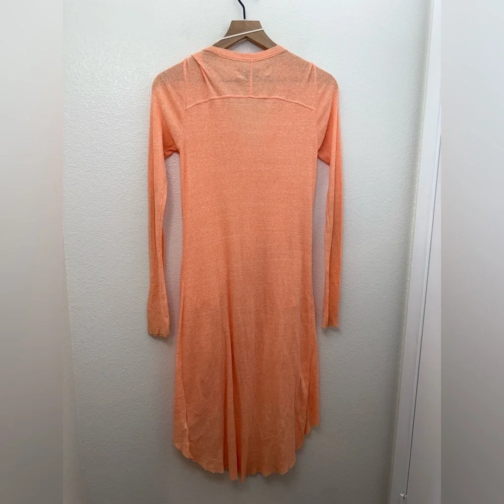 FP BEACH Ribbed Up Maxi Cardigan Small